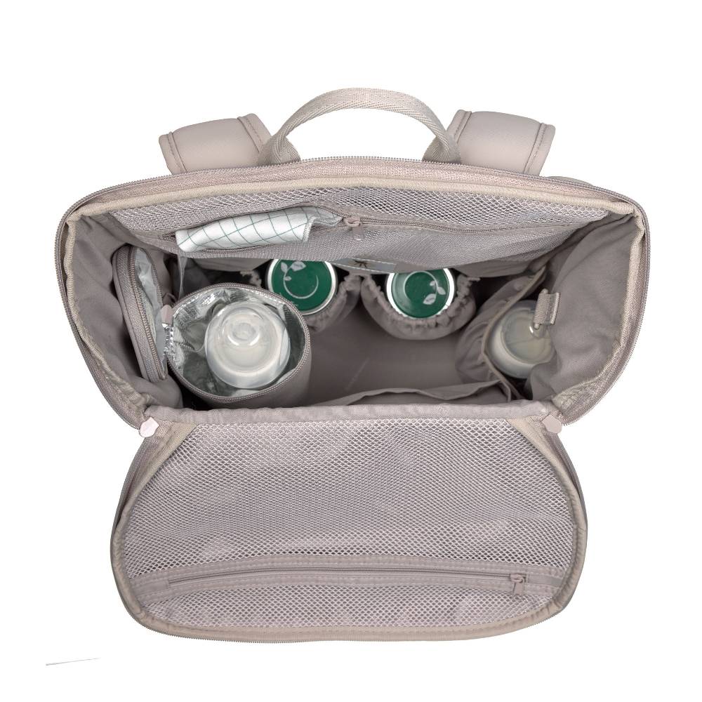 Lässig Wickelrucksack - Slender Up Backpack, Taupe Riesige Rabatte