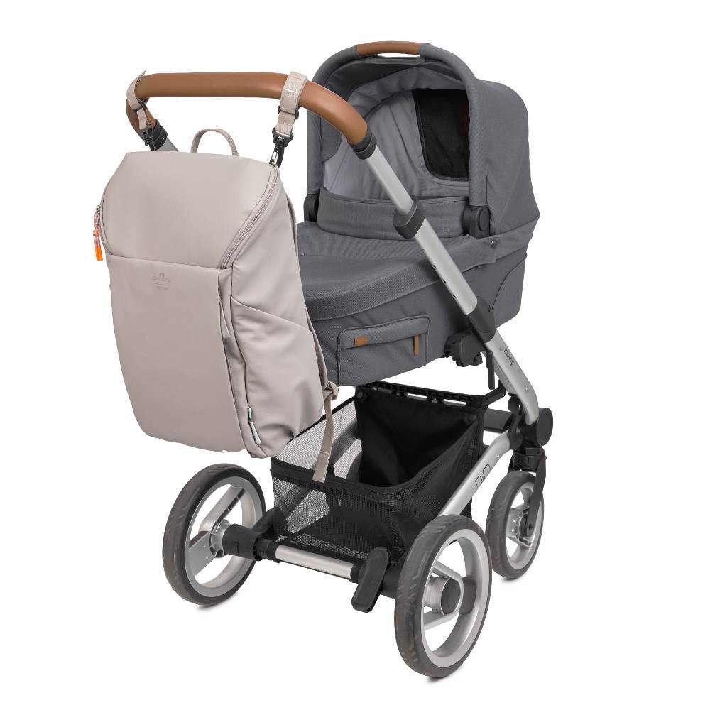 Lässig Wickelrucksack - Slender Up Backpack, Taupe Riesige Rabatte