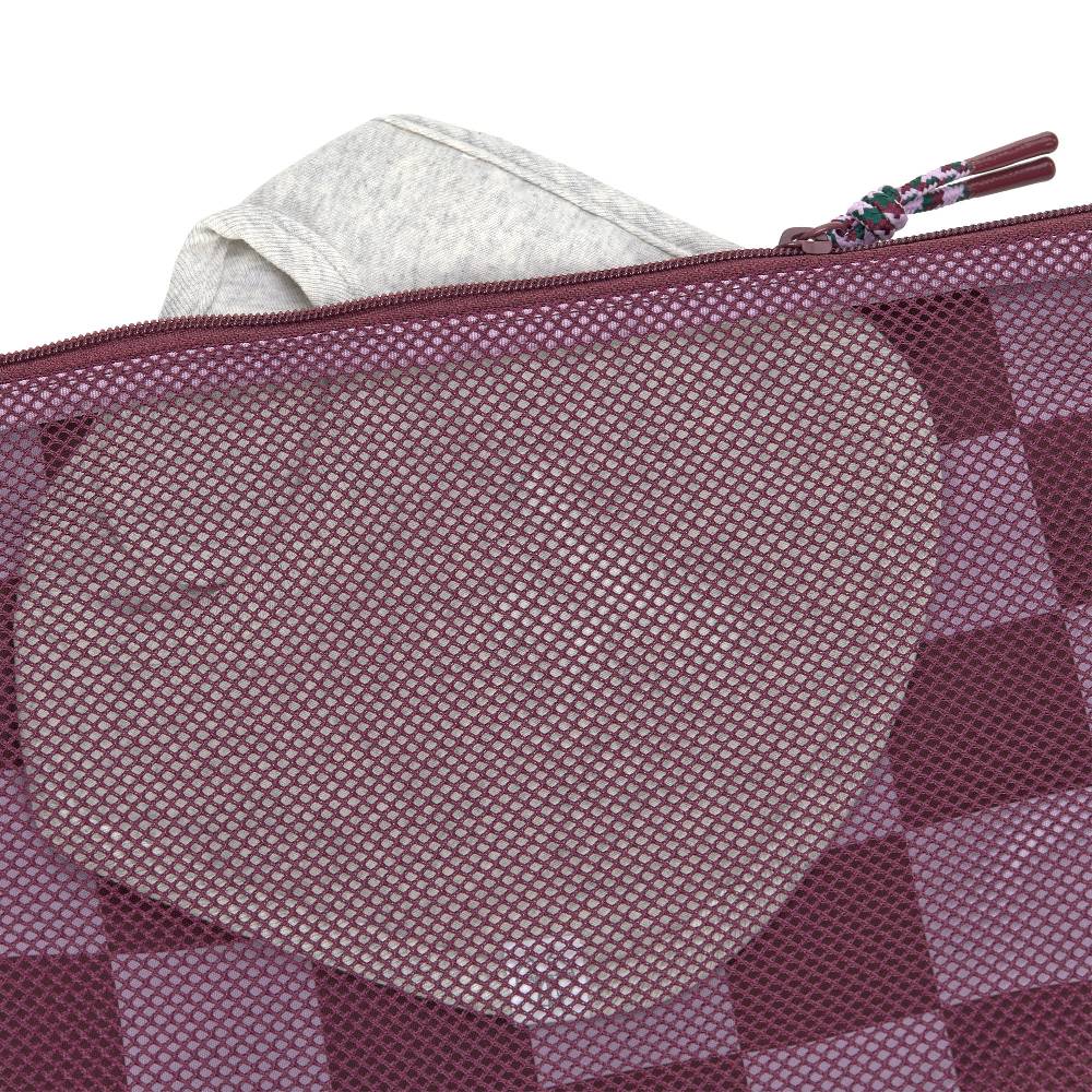 Lässig Windeltasche - Clutch, Tiefrot Lavendel zollfrei