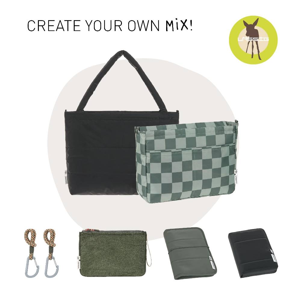 Lässig Shopper MIX, Schwarz 50% Rabatt für begrenzte Zeit