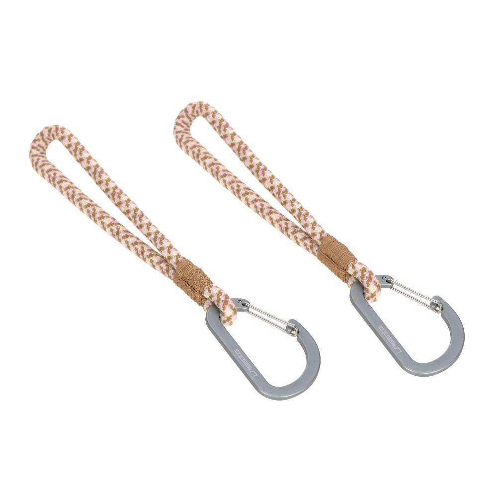 Lässig Kinderwagenhaken 2er Set - Karabiner, Beige Vanille Online