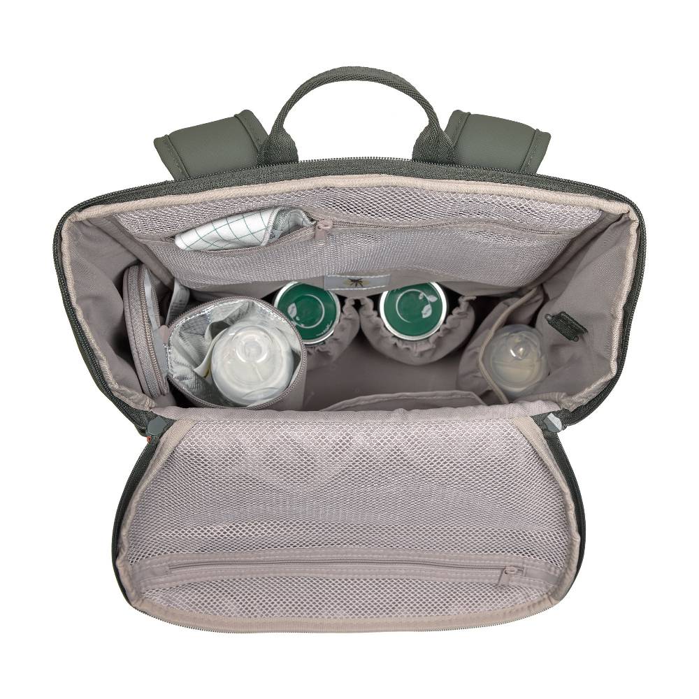 Lässig Wickelrucksack - Slender Up Backpack, Oliv Auslauf