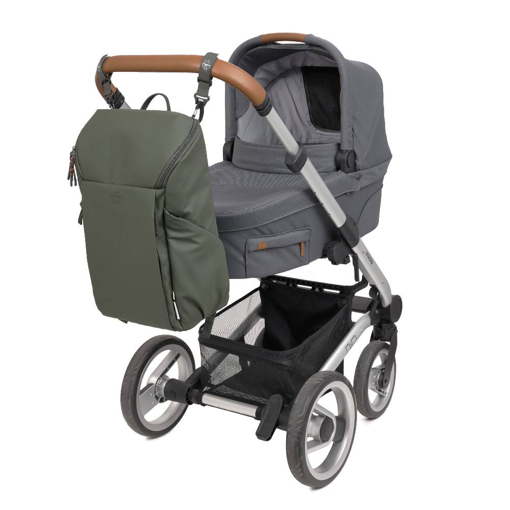 Lässig Wickelrucksack - Slender Up Backpack, Oliv Auslauf