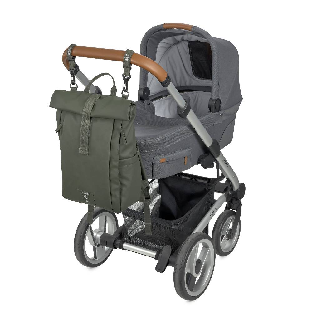 Lässig Wickelrucksack - Rolltop Up Backpack, Oliv Hotsell