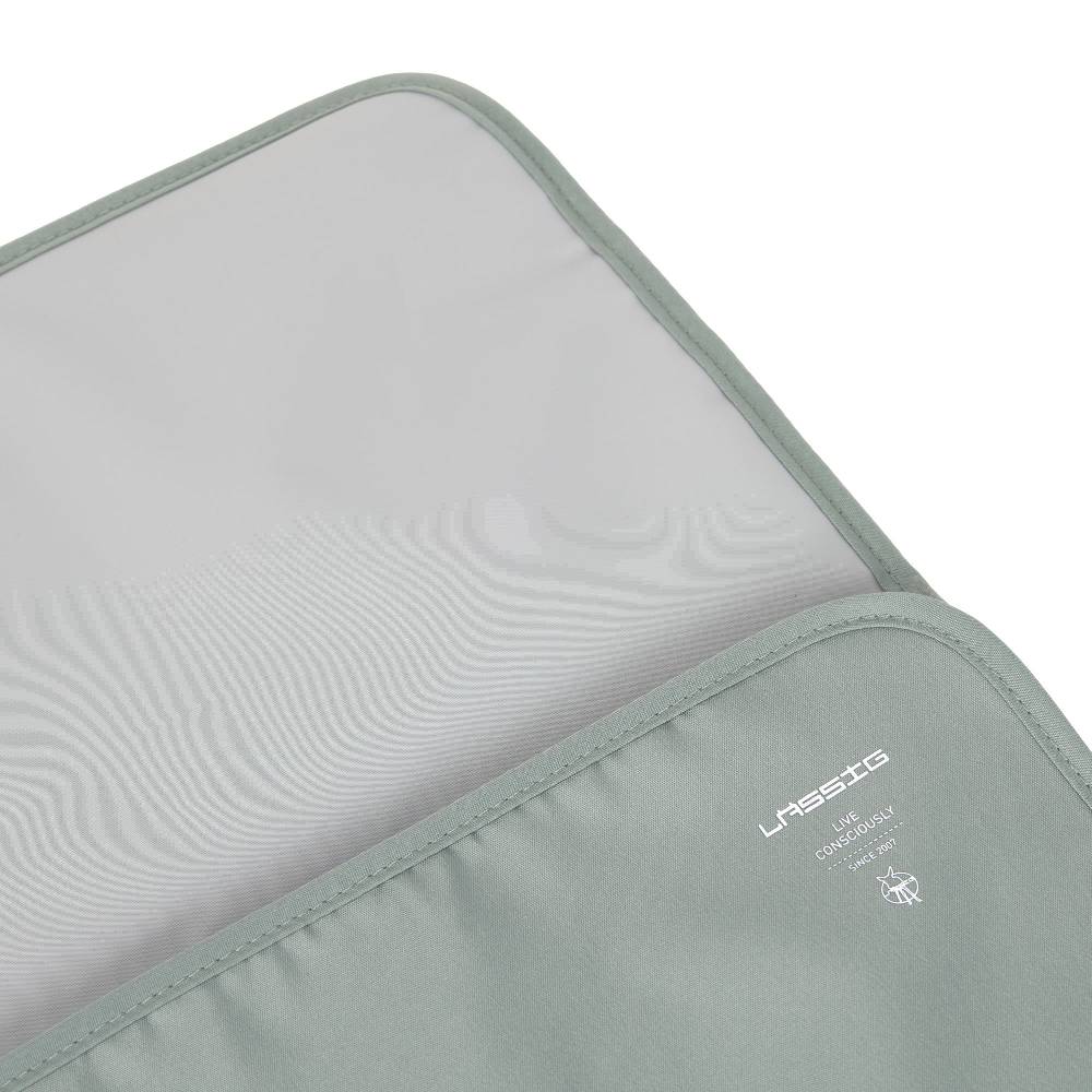 Lässig Windeltasche - kleine Wickeltasche, Grün Oliv im Angebot
