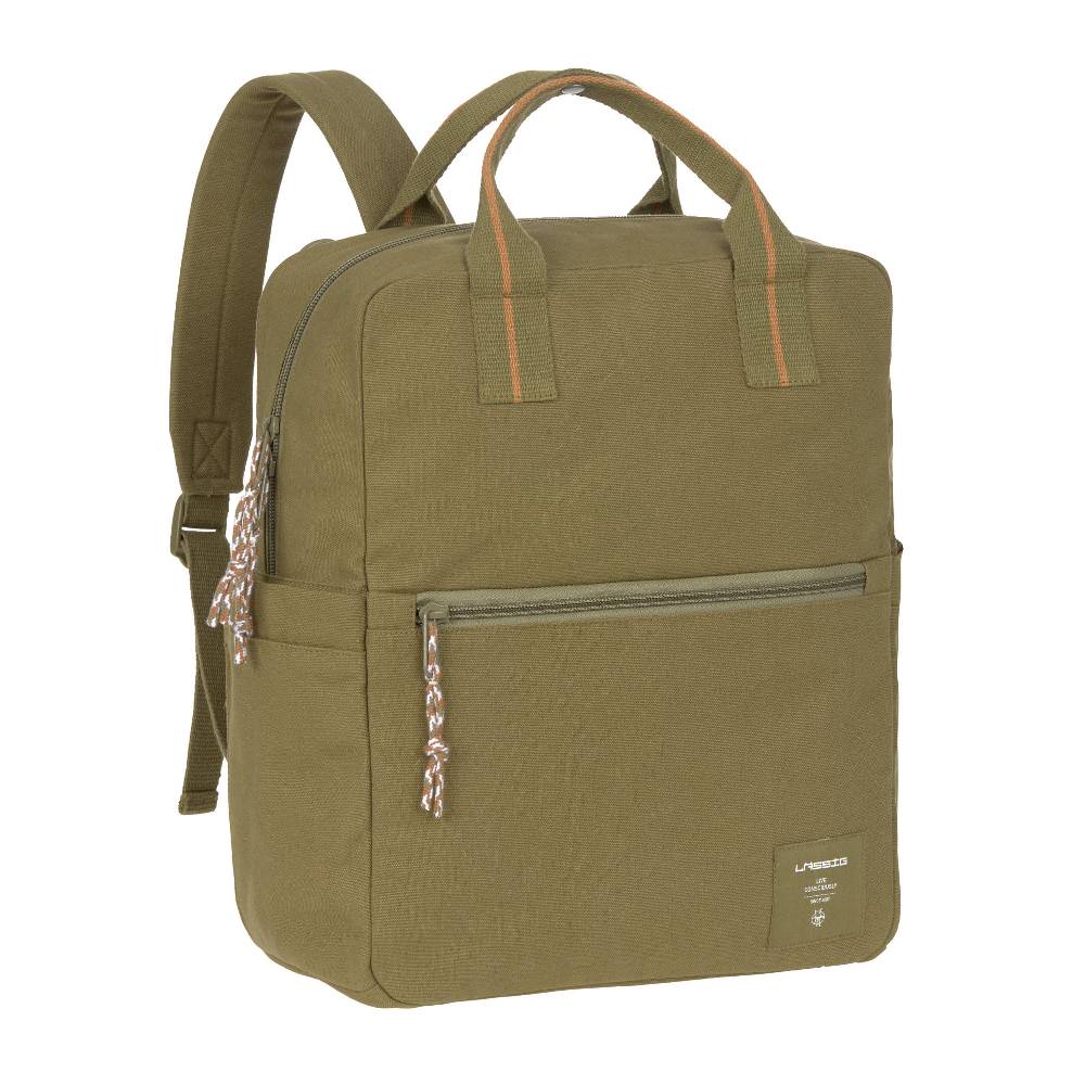 Lässig Wickelrucksack Square Little One & Me - Big, Oliv Schlussverkauf