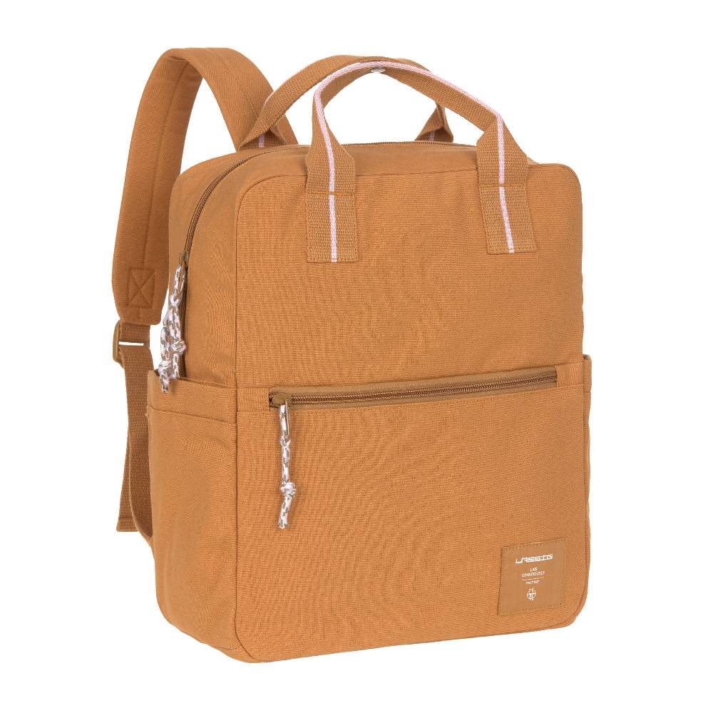 Lässig Wickelrucksack Square Little One & Me - Big, Karamell Günstiger Verkauf