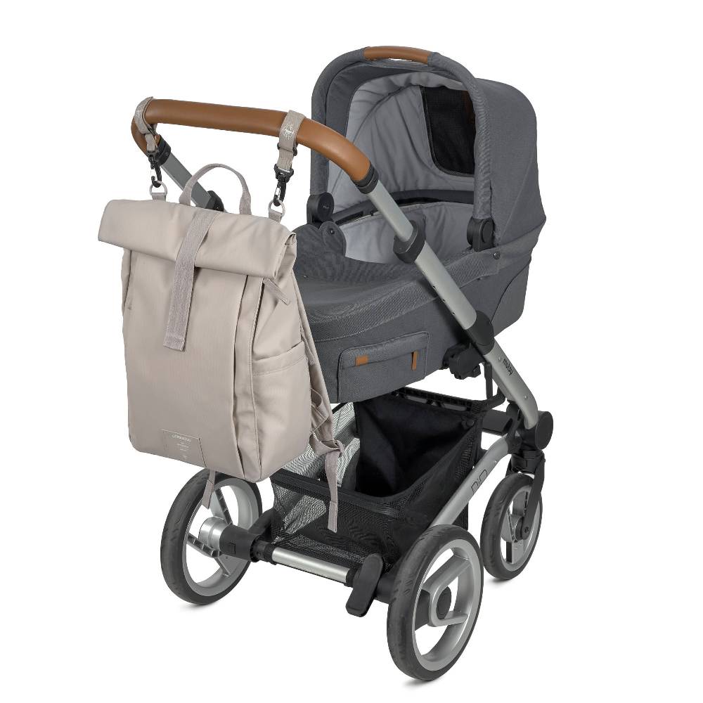 Lässig Wickelrucksack - Rolltop Up Backpack, Taupe (Limited Edition) Meist gekauft