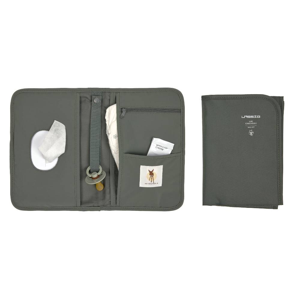 Lässig Windeltasche - kleine Wickeltasche, Olive Blitzverkäufe