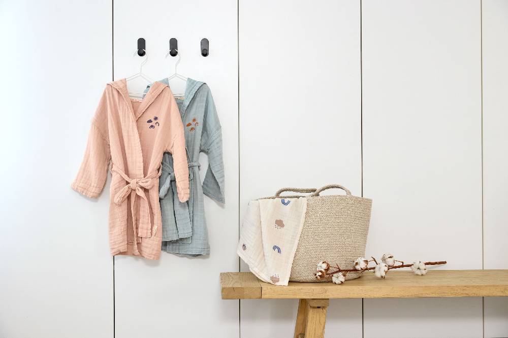 Lässig Bademantel Kinder (Little One & Me) - Baumwolle, Rosa Fabrik Onlineshop