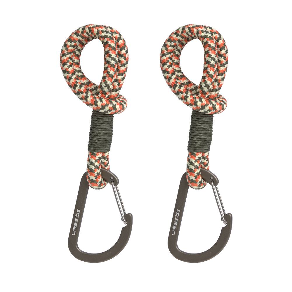 Lässig Kinderwagenhaken 2er Set - Karabiner, Oliv Rot Flash Sale