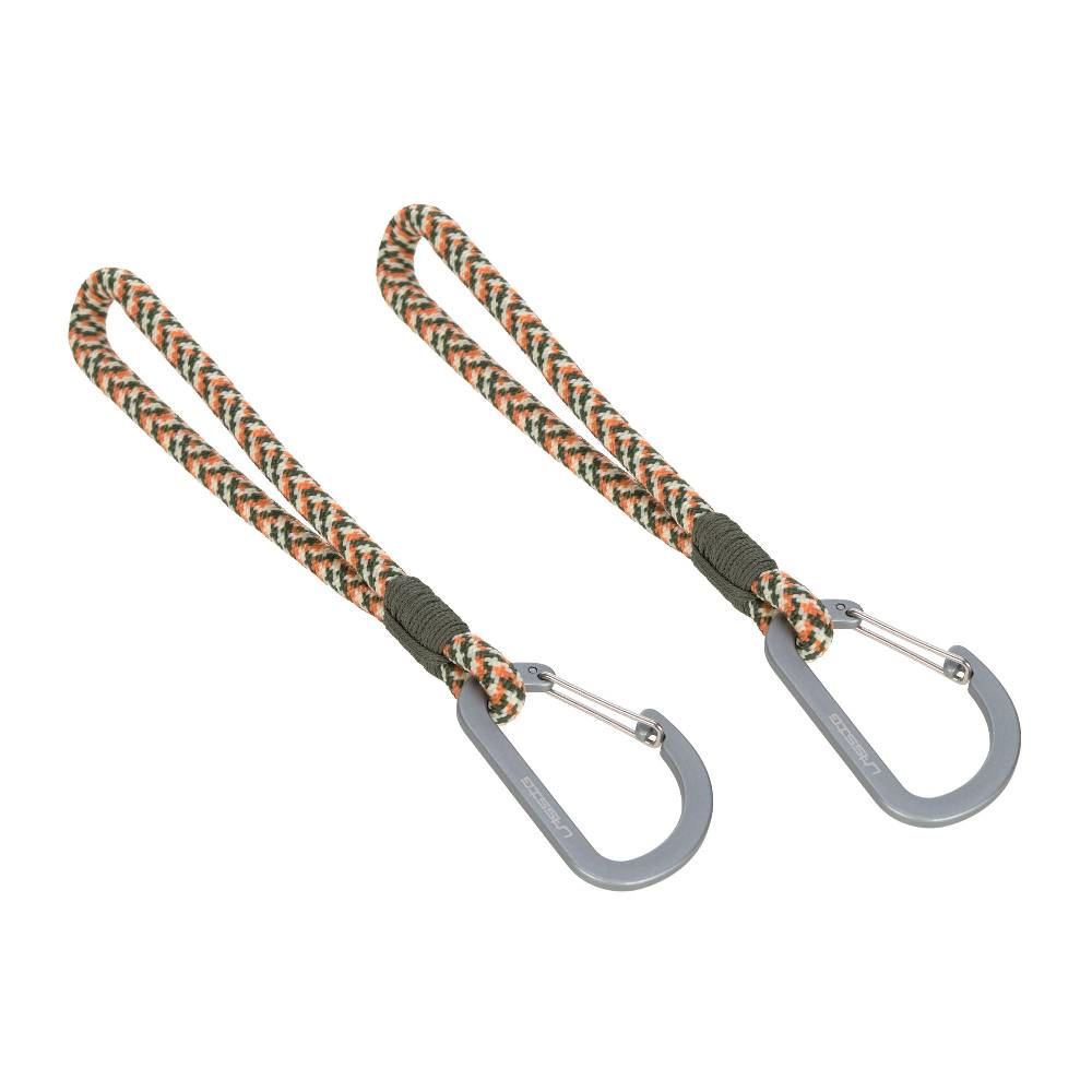Lässig Kinderwagenhaken 2er Set - Karabiner, Oliv Rot Flash Sale