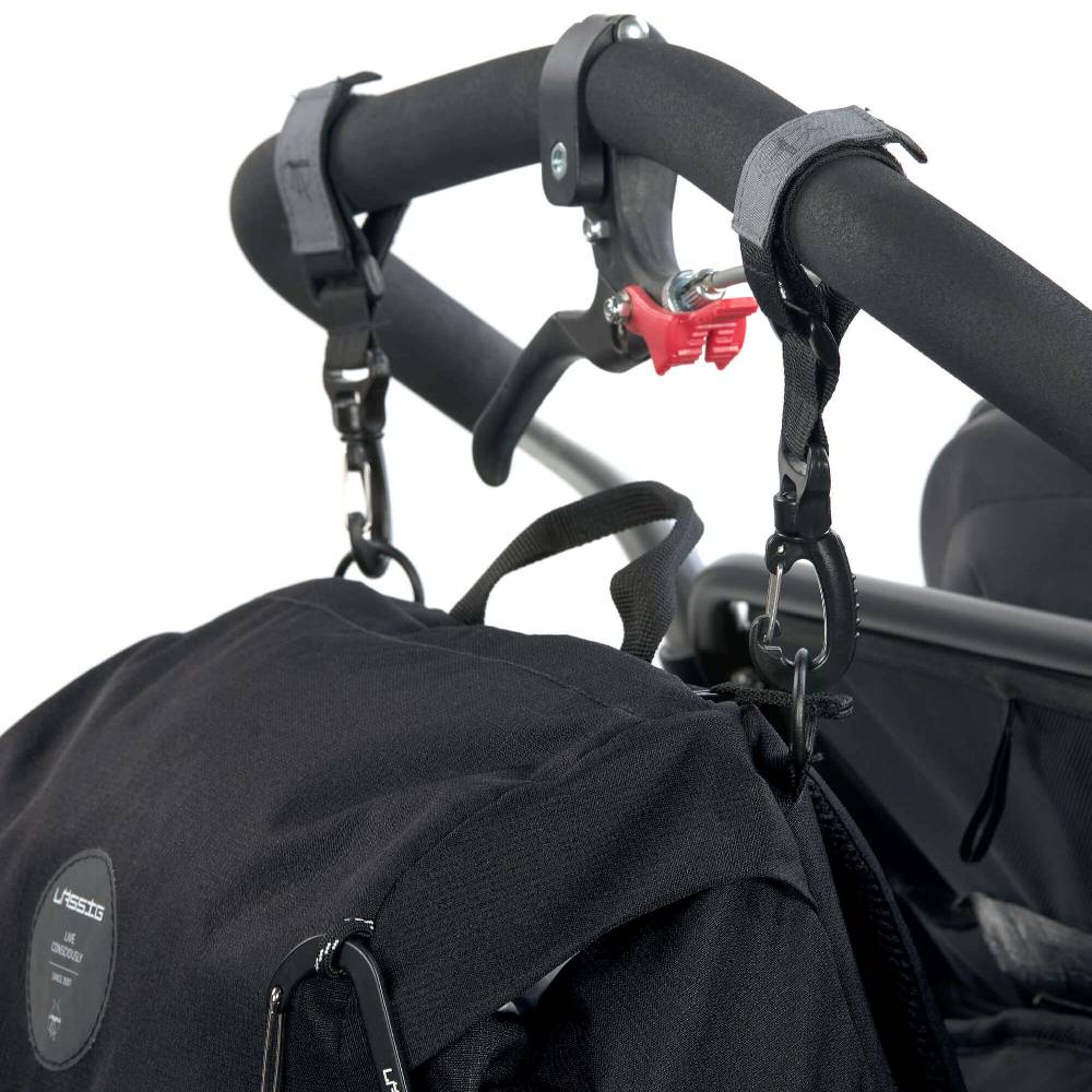 Lässig Wickelrucksack - Outdoor Backpack, Black Weihnachtsangebot