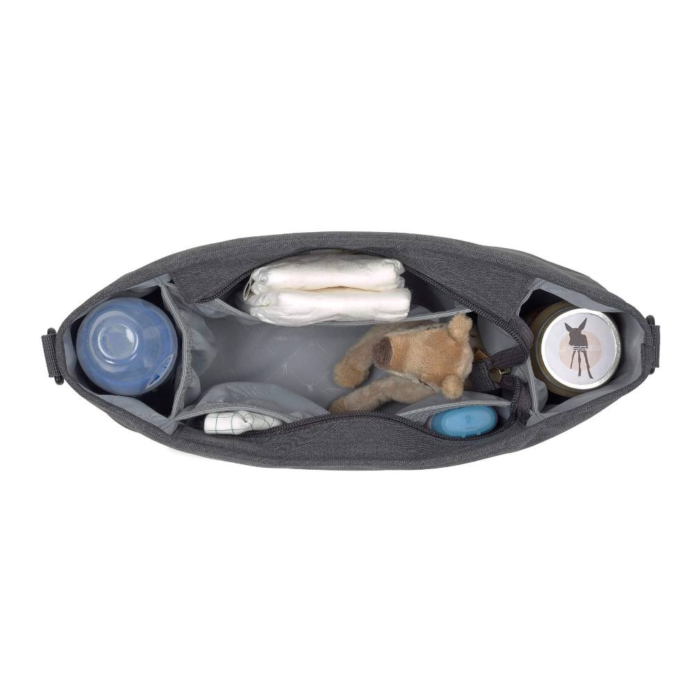 Lässig Kinderwagentasche - Goldie Buggy Organizer, Anthracite Lagerräumung