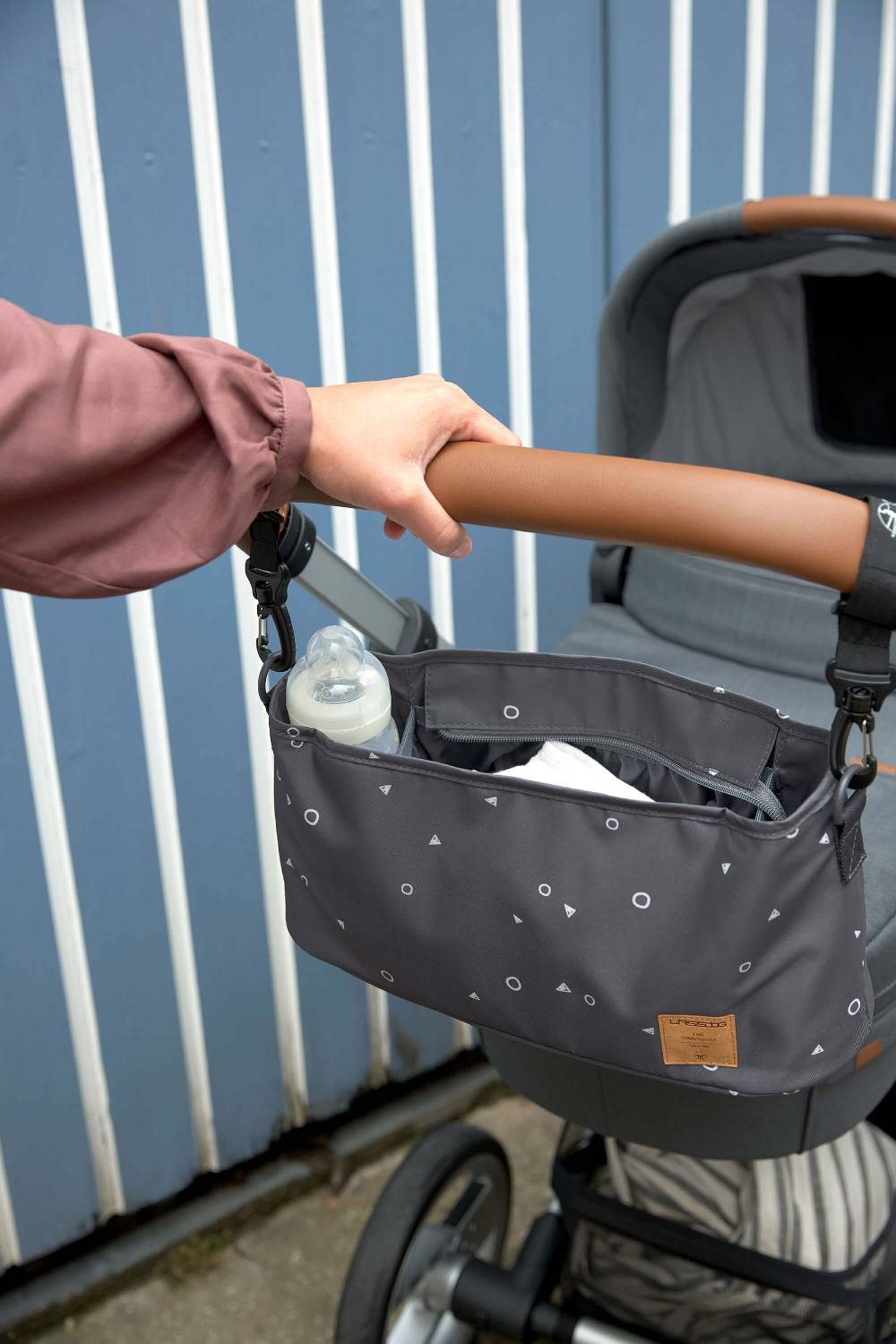 Lässig Kinderwagen Organizer - Universe Anthracite, Anthrazit Neuheiten