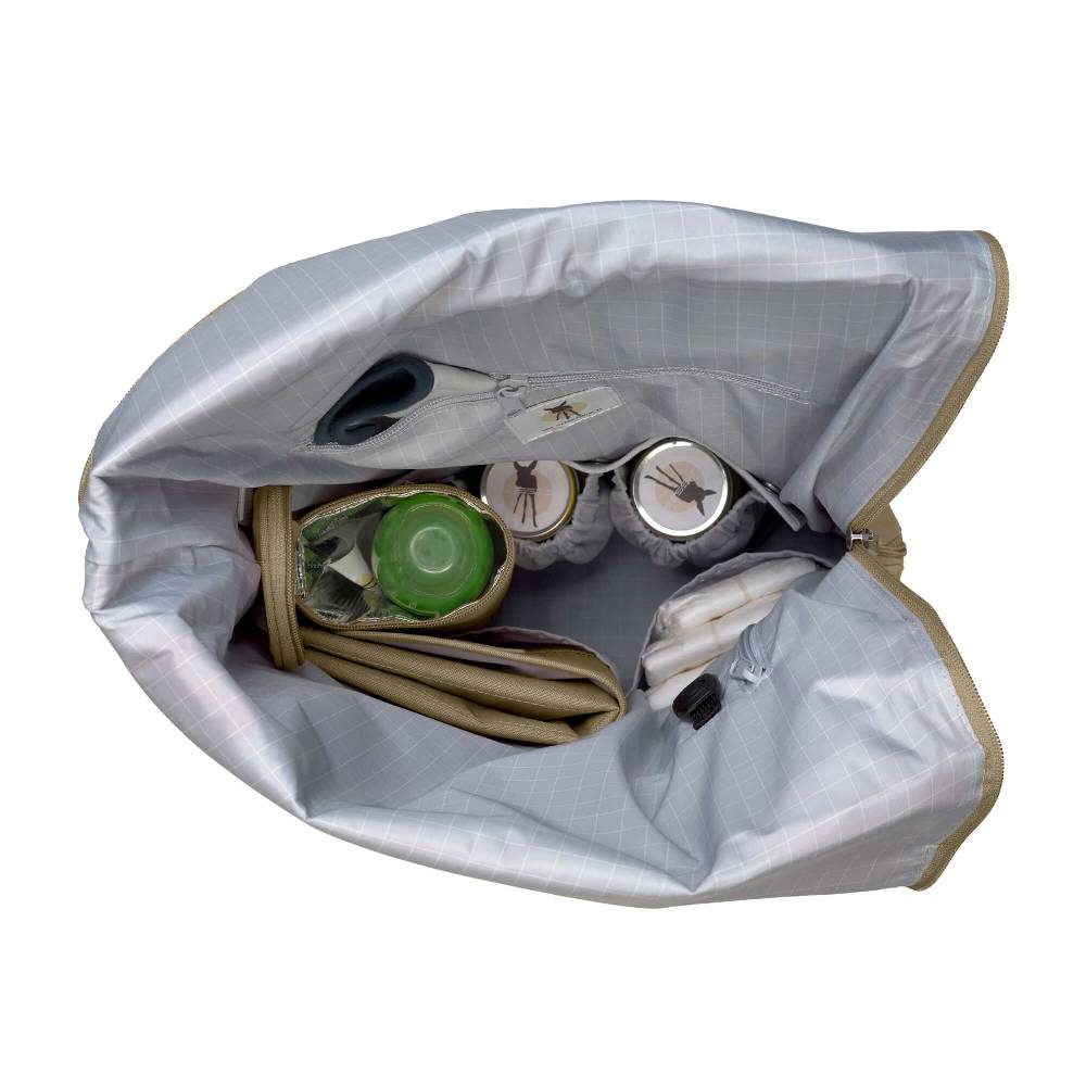 Lässig Wickelrucksack - Rolltop Backpack, Olive Kauf eins, bekomm eins gratis
