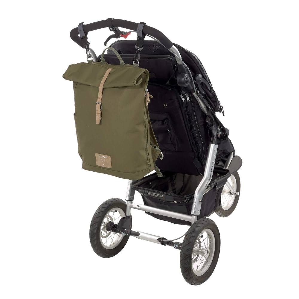 Lässig Wickelrucksack - Rolltop Backpack, Olive Kauf eins, bekomm eins gratis