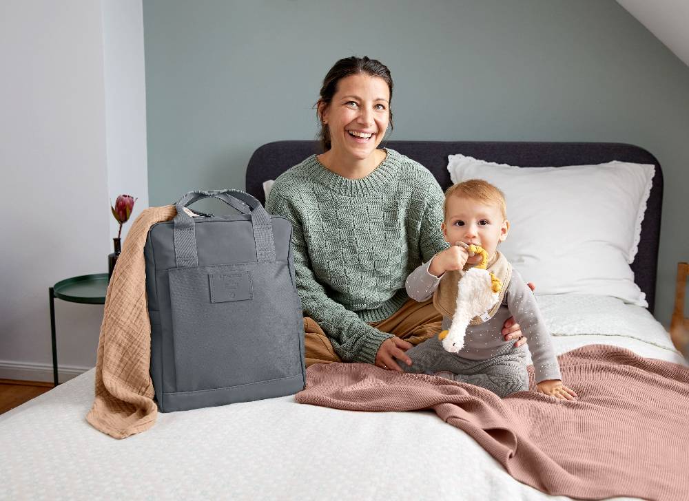 Lässig Wickelrucksack - Vividal Backpack, Anthrazit Tiefpreis