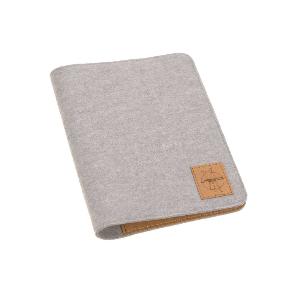 Lässig Mutterpasshülle - Dokumentenmappe Herz im Glück Limited Edition, Felt Grey Begrenzte Freigabe