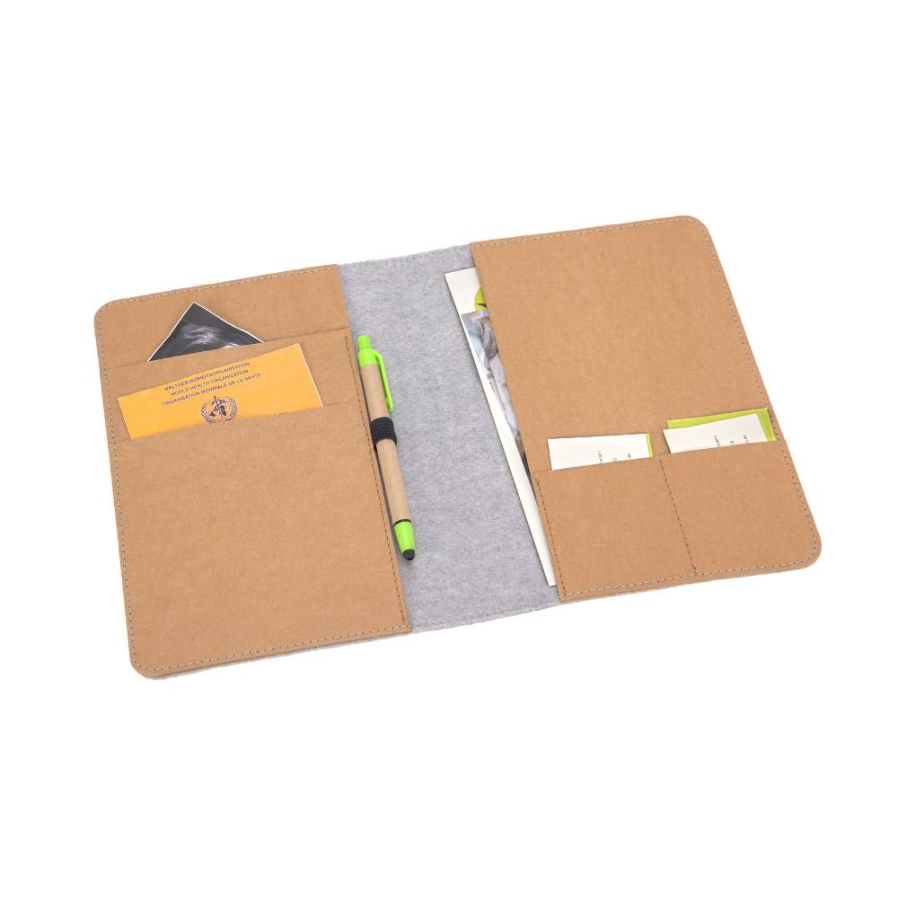Lässig Mutterpasshülle - Dokumentenmappe Herz im Glück Limited Edition, Felt Grey Begrenzte Freigabe