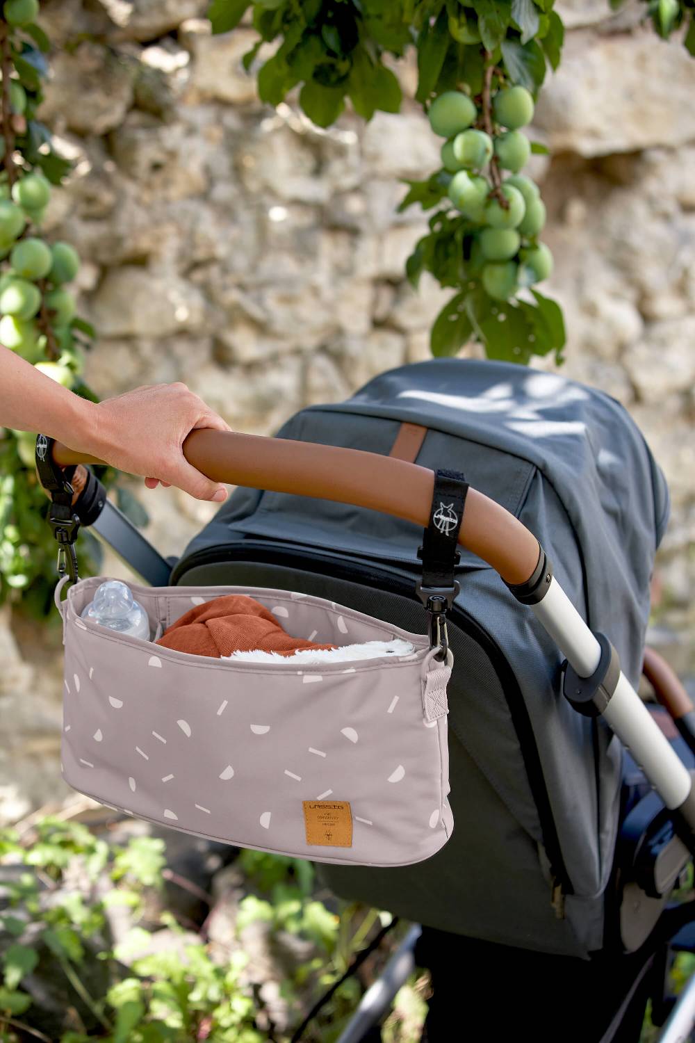 Lässig Kinderwagen Organizer - Blocks Taupe, Grau JETZT KAUFEN
