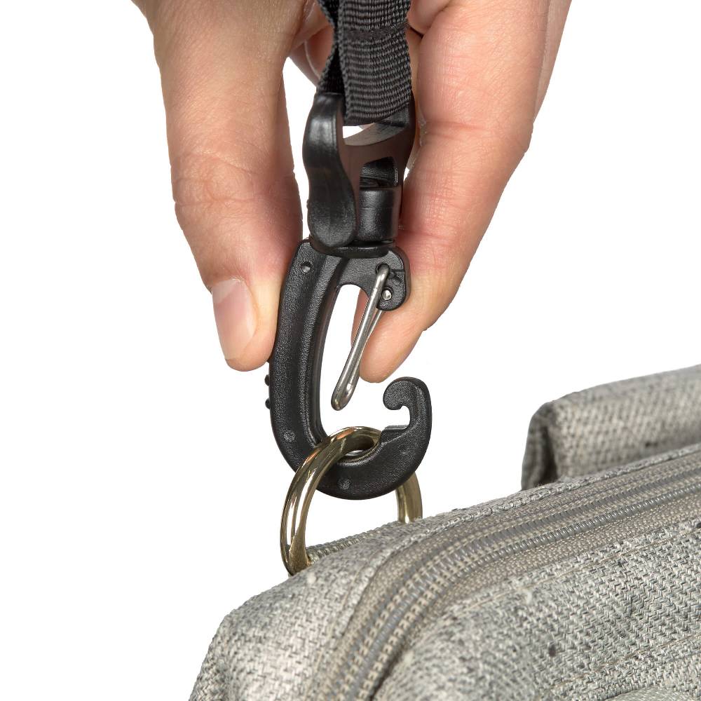 Lässig Kinderwagenhaken (2 Stk) - Stroller Hooks, black Neueste Stile