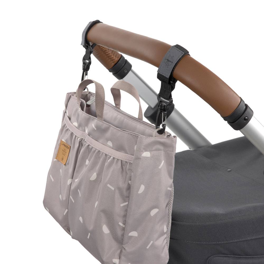 Lässig Wickeltasche - Multitalent Organizer Blocks Taupe, Grau Letzter Tag