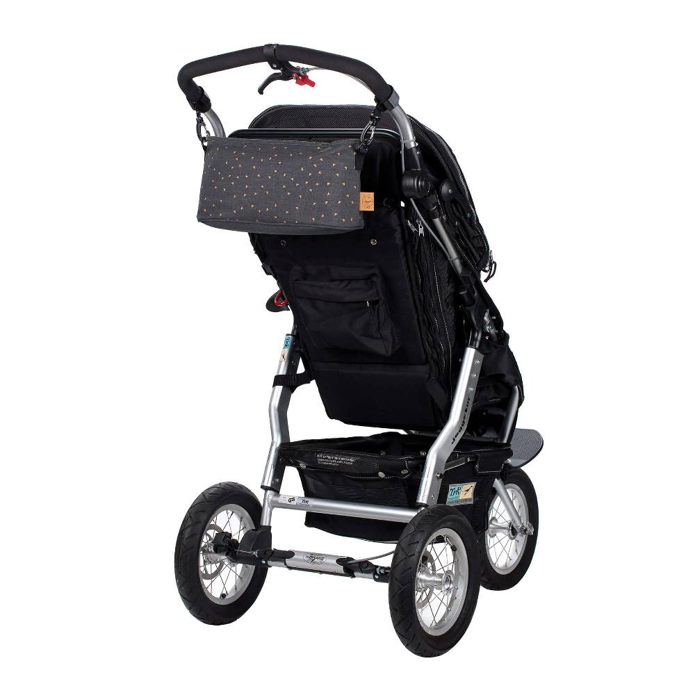 Lässig Kinderwagentasche - Buggy Organizer, Triangle Dark Grey Nur für heute