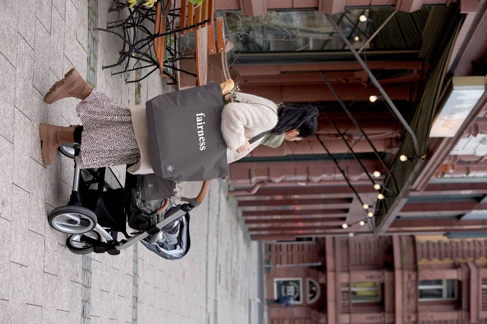 Lässig Einkaufstasche - Green Label Cotton Statement Shopper	, Anthrazit Sonderangebot der Fabrik