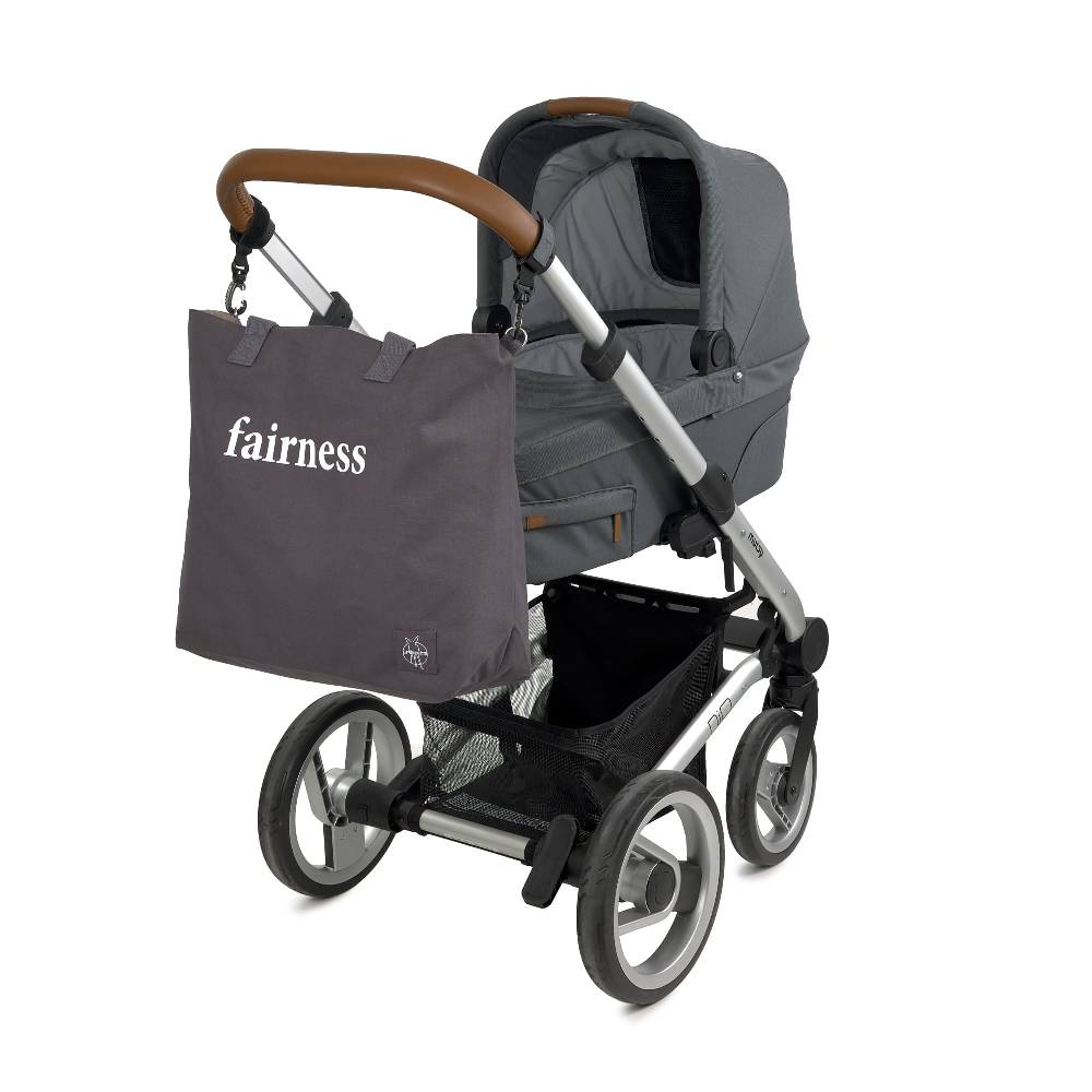 Lässig Einkaufstasche - Green Label Cotton Statement Shopper	, Anthrazit Sonderangebot der Fabrik