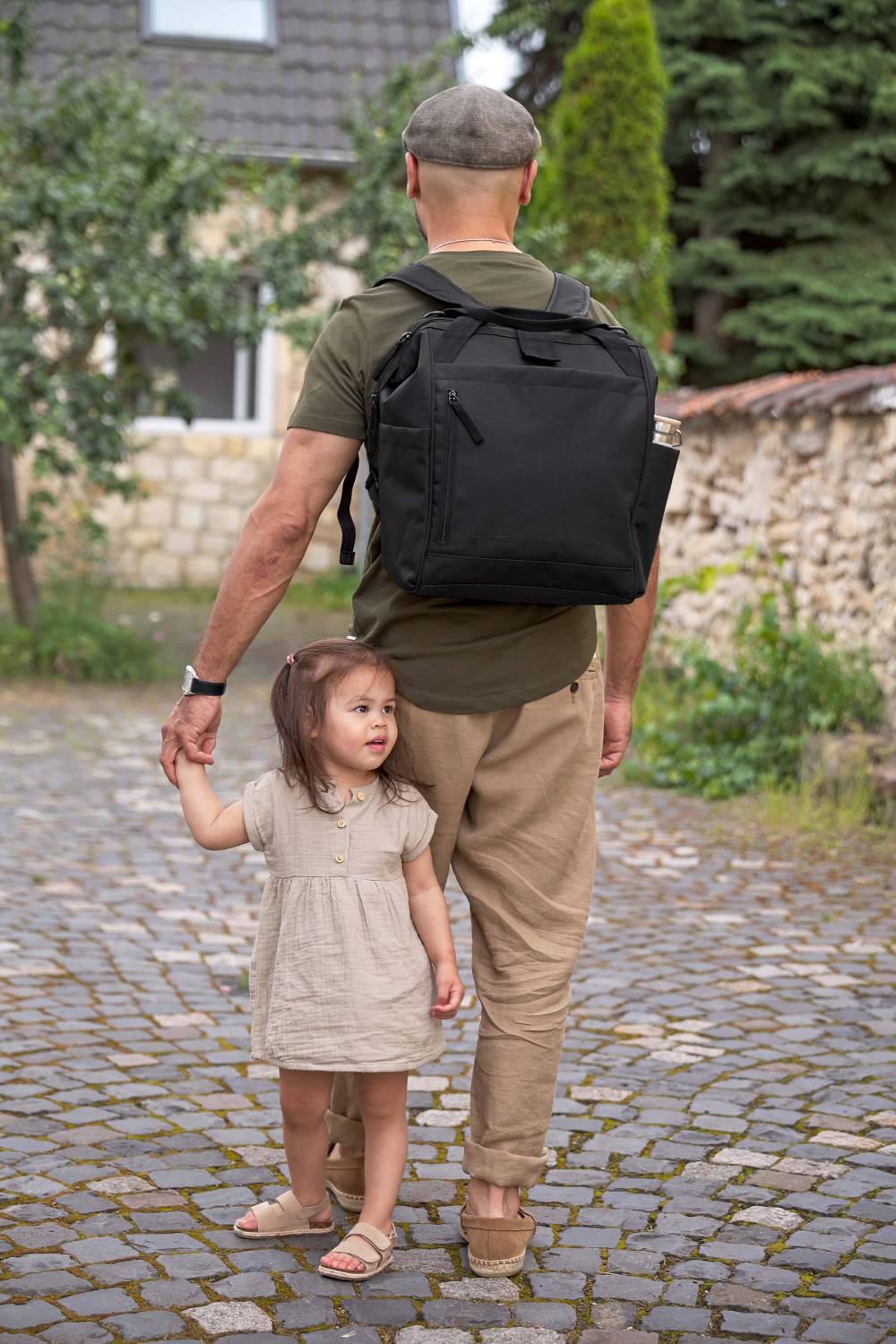 Lässig Wickelrucksack Goldie Up Green Label - Schwarz Discount Store für neue Produkte