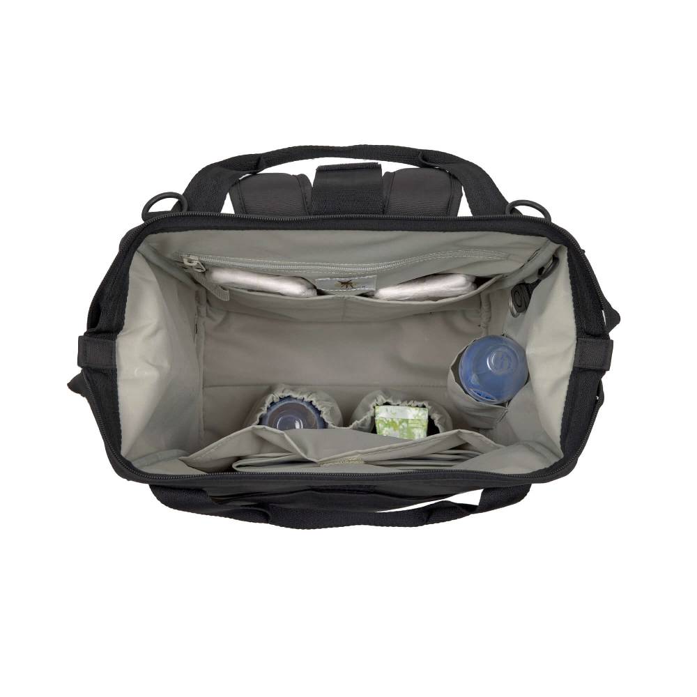 Lässig Wickelrucksack Goldie Up Green Label - Schwarz Discount Store für neue Produkte