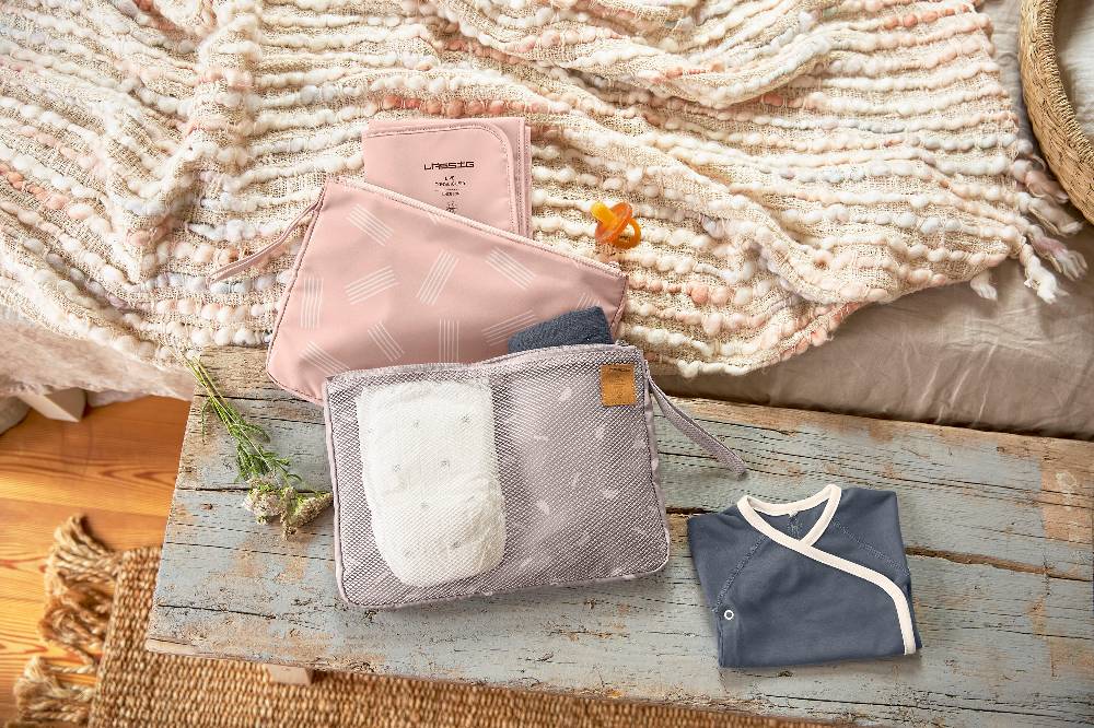 Lässig Windeltasche - Changing Organizer Soft Stripes Rose, Rosa Riesige Rabatte