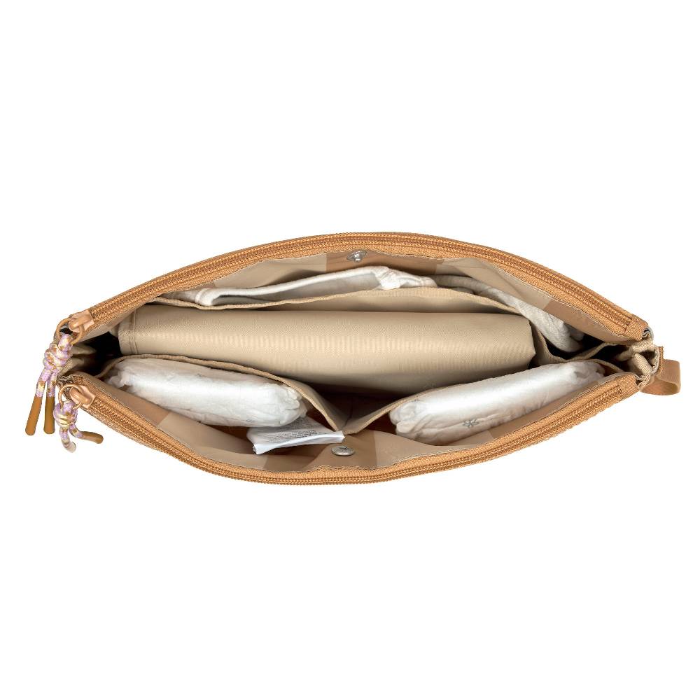 Lässig Windeltasche - Clutch, Kamel Beige Fabrikladen