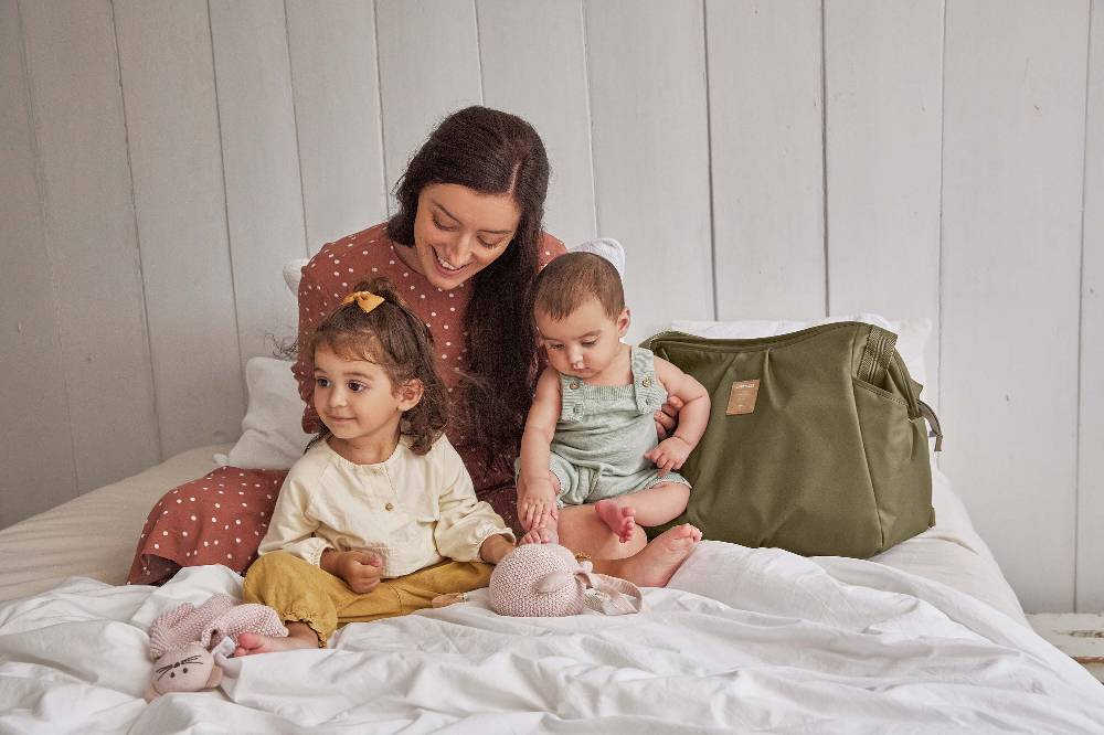 Lässig Zwillingswickeltasche - Green Label Twin, Olive zollfrei