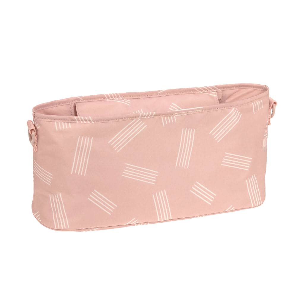 Lässig Kinderwagen Organizer - Soft Stripes Rose, Rosa 2025