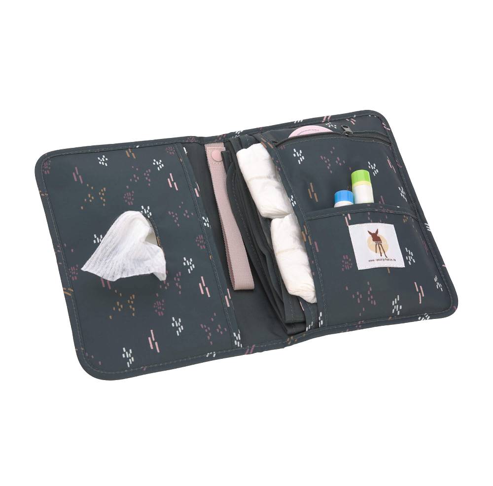 Lässig Windeltasche - Changing Pouch, Blobs Forest Auslauf