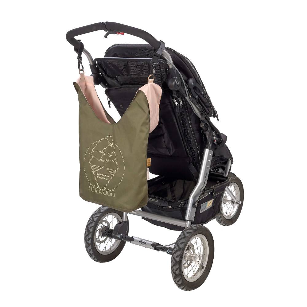 Lässig Umhängetasche - Charity Shopper Tree, Olive im Angebot