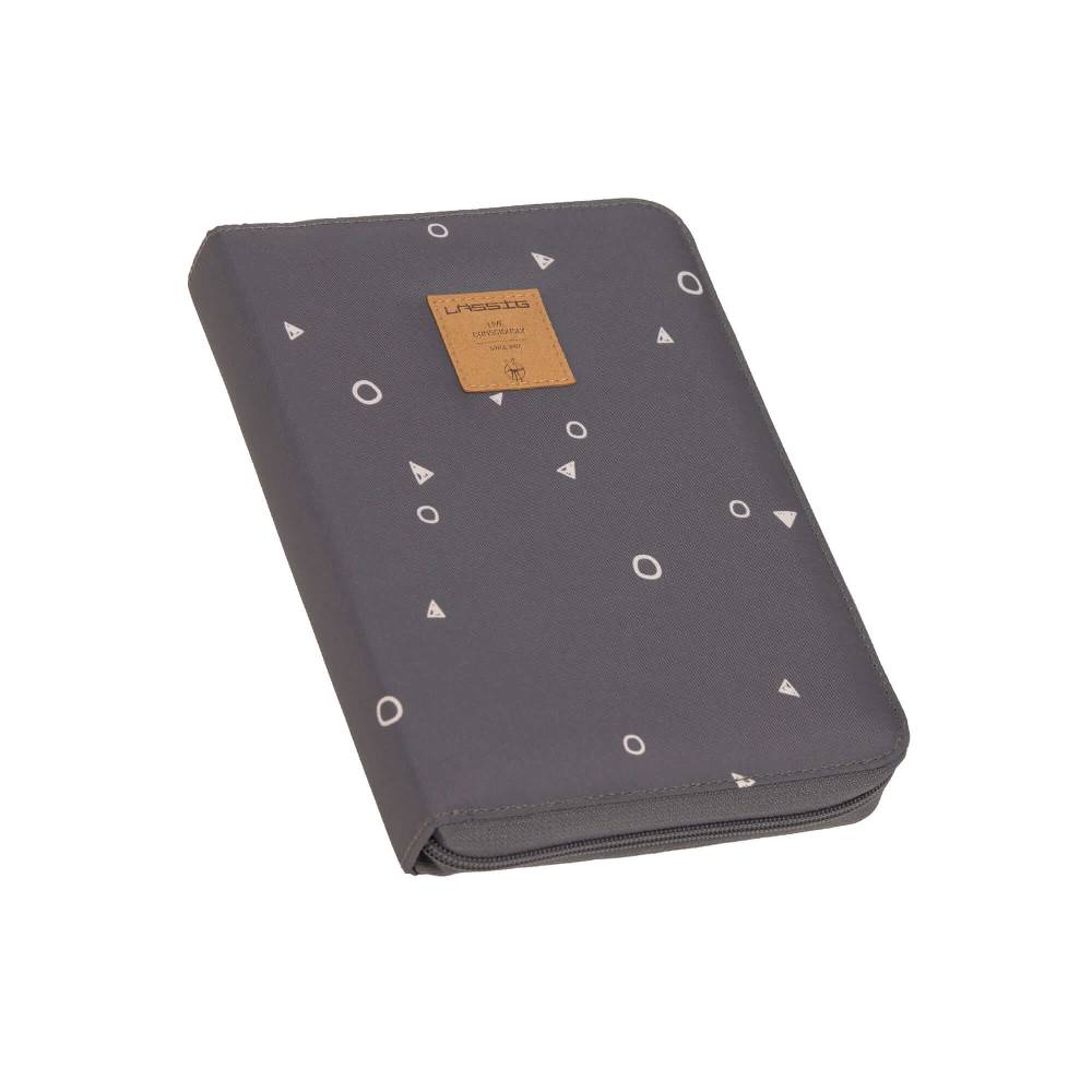 Lässig Mutterpasshülle mit Reißverschluss - Universe Anthracite, Anthrazit Sonderangebot