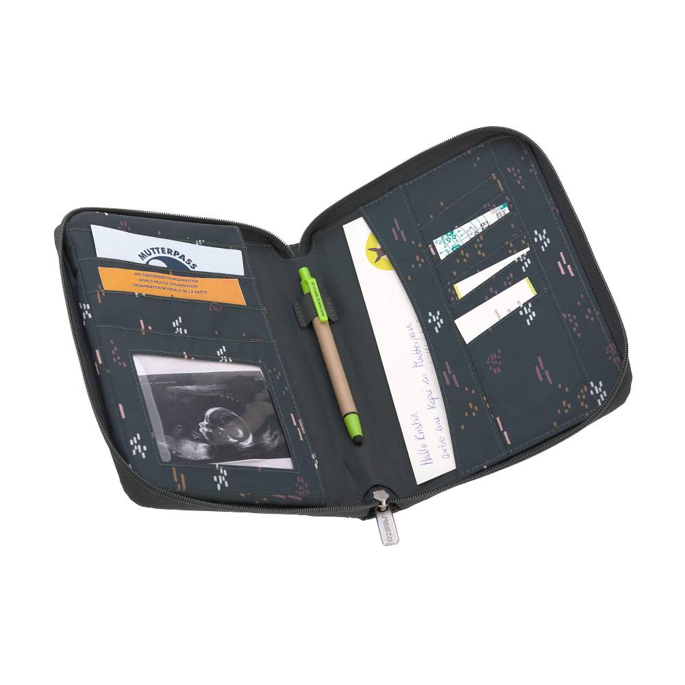 Lässig Mutterpasshülle - Document Pouch, Blobs Forest Begrenztes Angebot