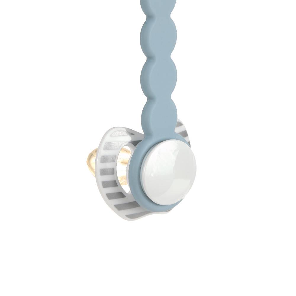 Lässig Schnullerkette - Tiny Smile, Hellblau Lagerräumung