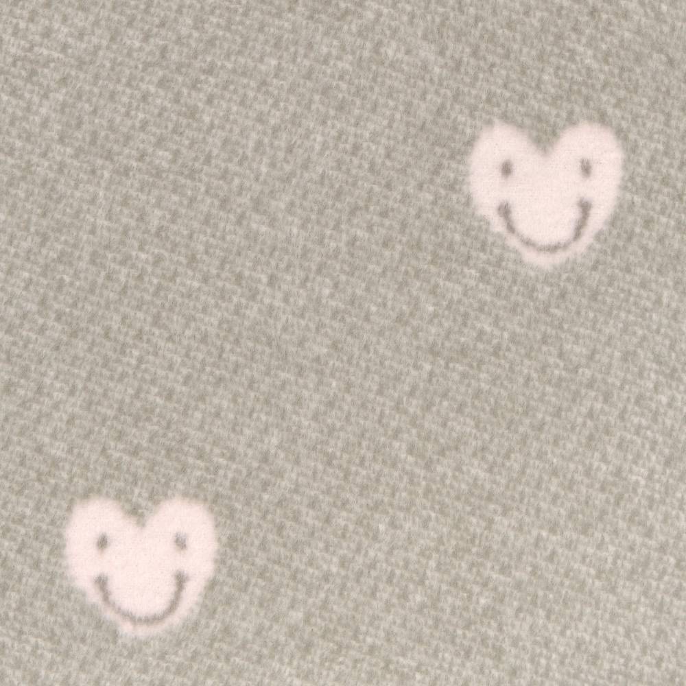 Lässig Babydecke - Bio Baumwolle, Grau Rosa Zeitlich begrenztes Angebot