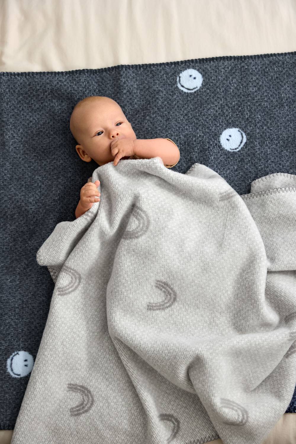 Lässig Babydecke - Bio Baumwolle, Grau Exklusive Angebote