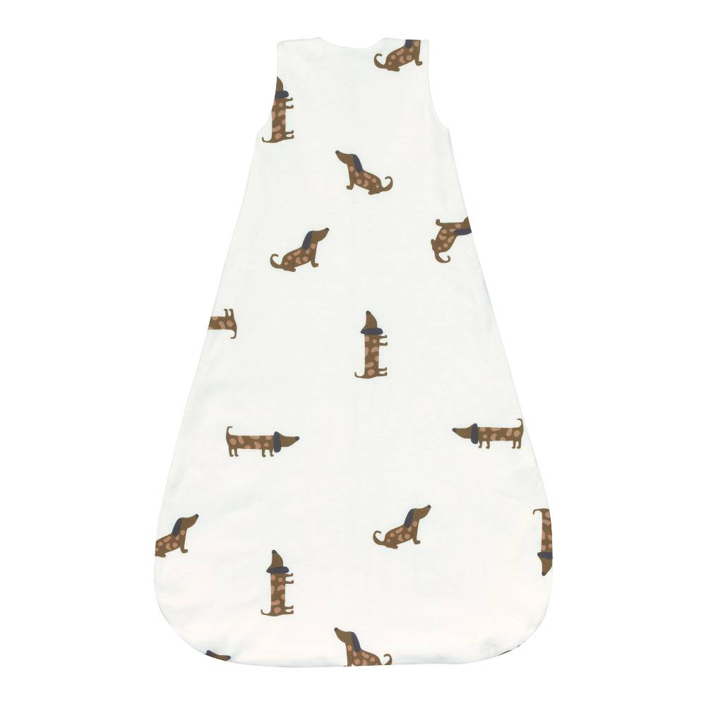 Lässig Baby Schlafsack 1,0 TOG - Bio Baumwolle, Hund Milky Große Rabatte