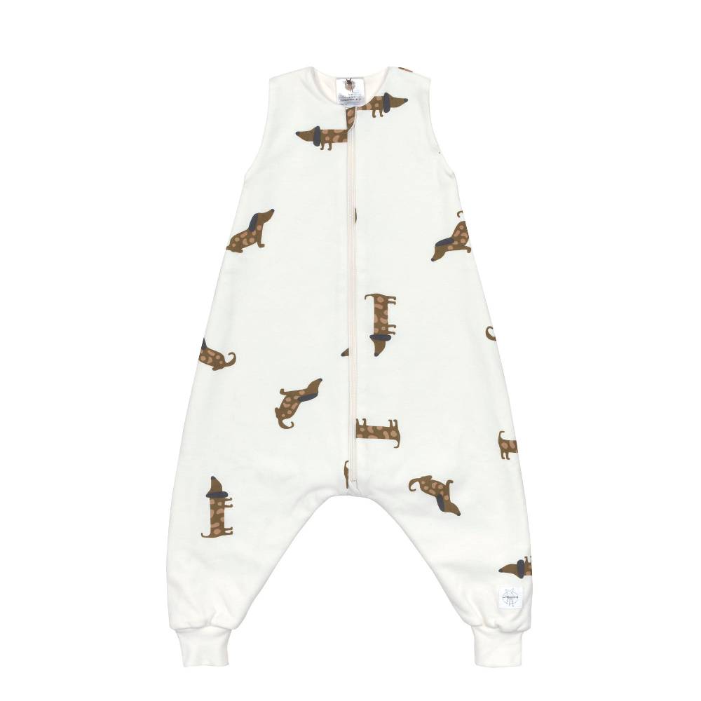 Lässig Kinder Schlafoverall 1 TOG - Bio Baumwolle, Beige