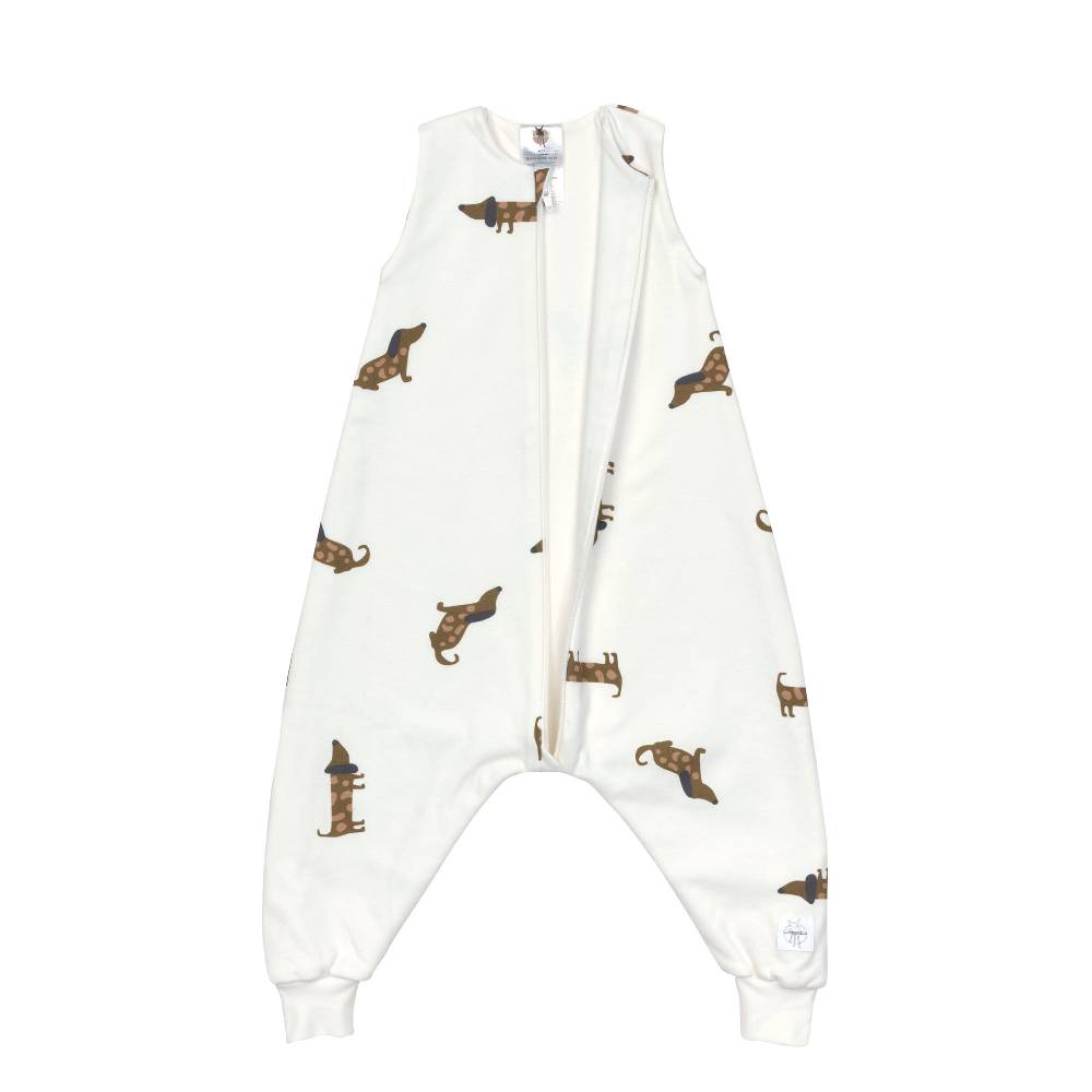 Lässig Kinder Schlafoverall 1 TOG - Bio Baumwolle, Beige Tägliche Deals