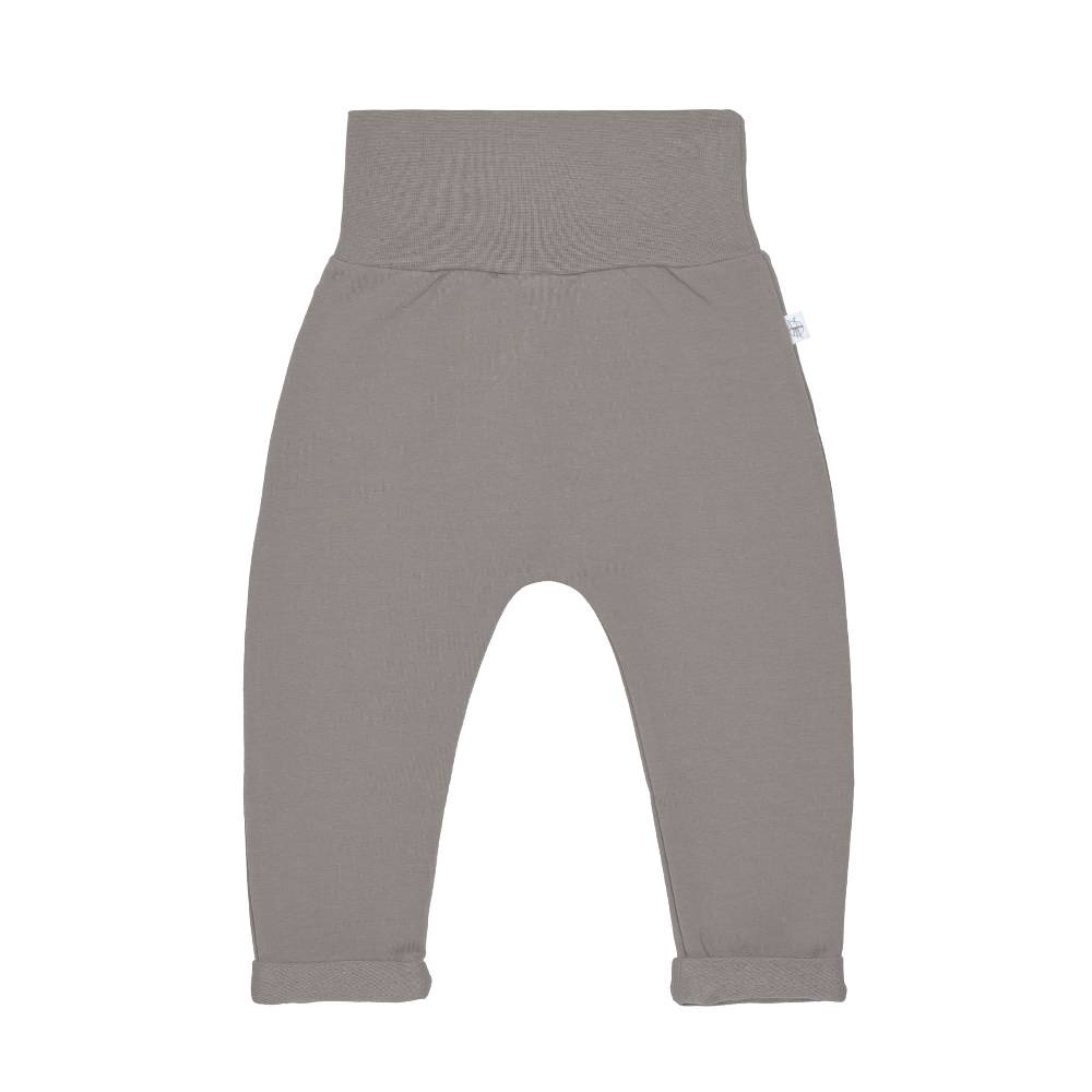 Lässig Babyhose - Bio Baumwolle, Taupe Tiefpreis