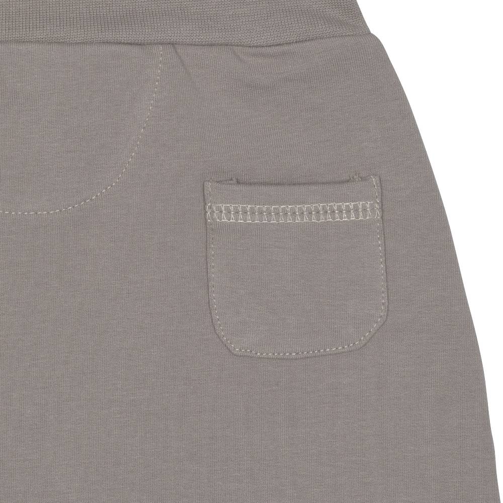 Lässig Babyhose - Bio Baumwolle, Taupe Tiefpreis