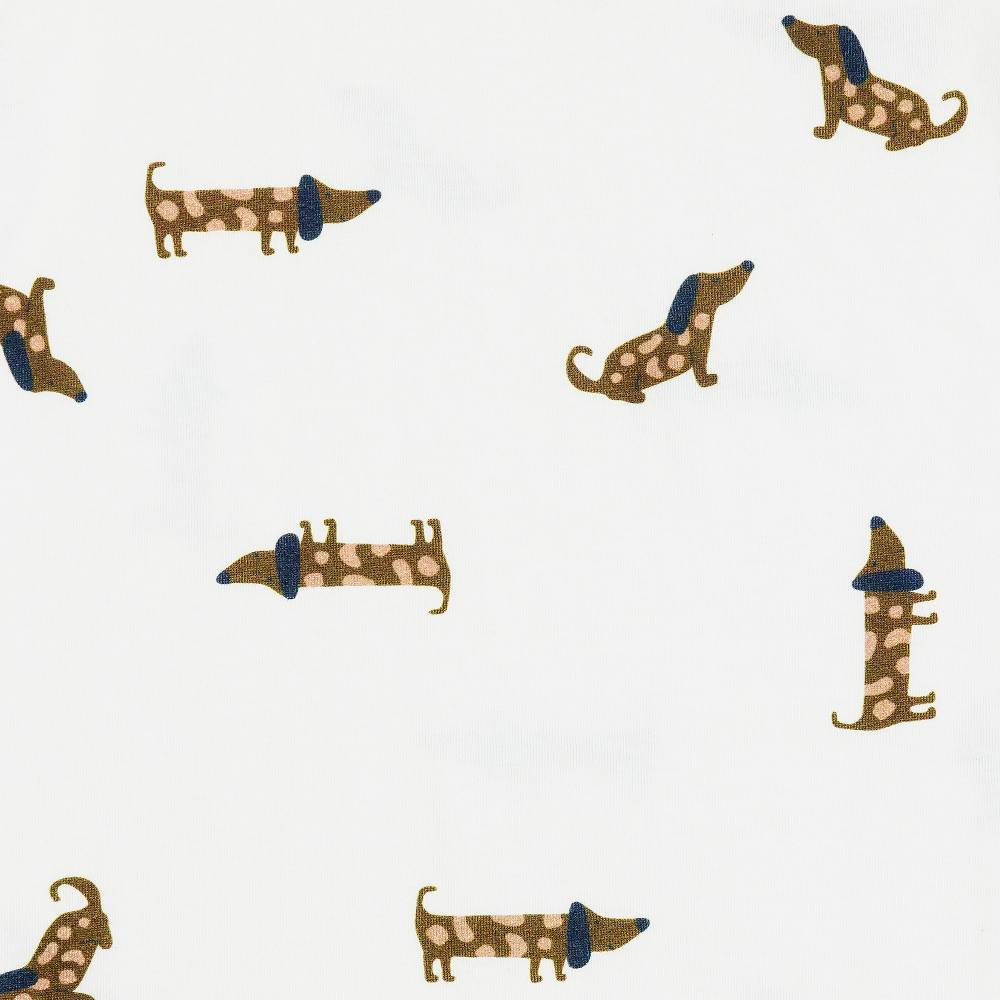 Lässig Baby Schlafoverall - Bio Baumwolle, Hund, Milky Super Sparpreis