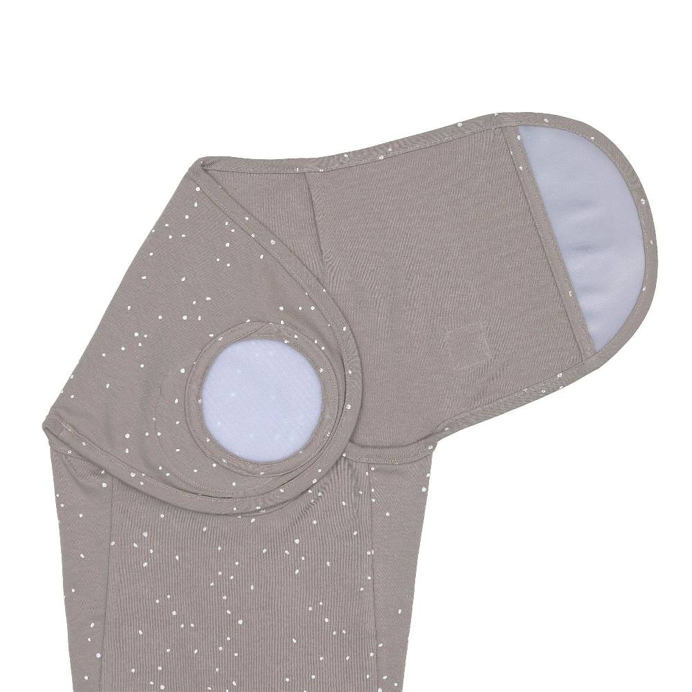 Lässig Pucksack - Bio Baumwolle, Sprinkle Taupe, Grau Wochenangebot